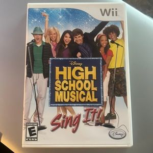 High School Musical Sing It Wii game